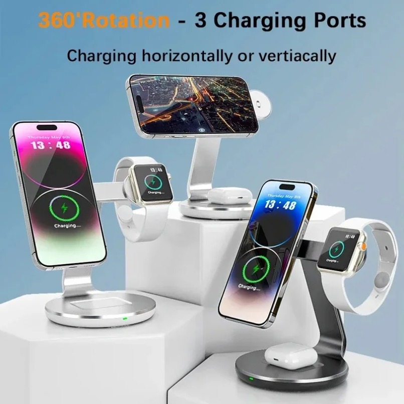3'ü 1 Arada Kablosuz Şarj Stan - Wireless Charger 3 In 1 incelemesi ve fiyatı