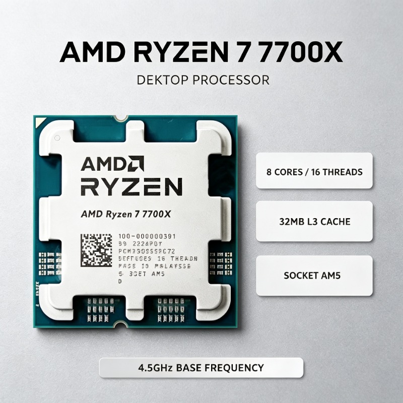 AMD Ryzen 7 7700X İçerik Üreti - Amd Cpu Ryzen 7 incelemesi ve fiyatı
