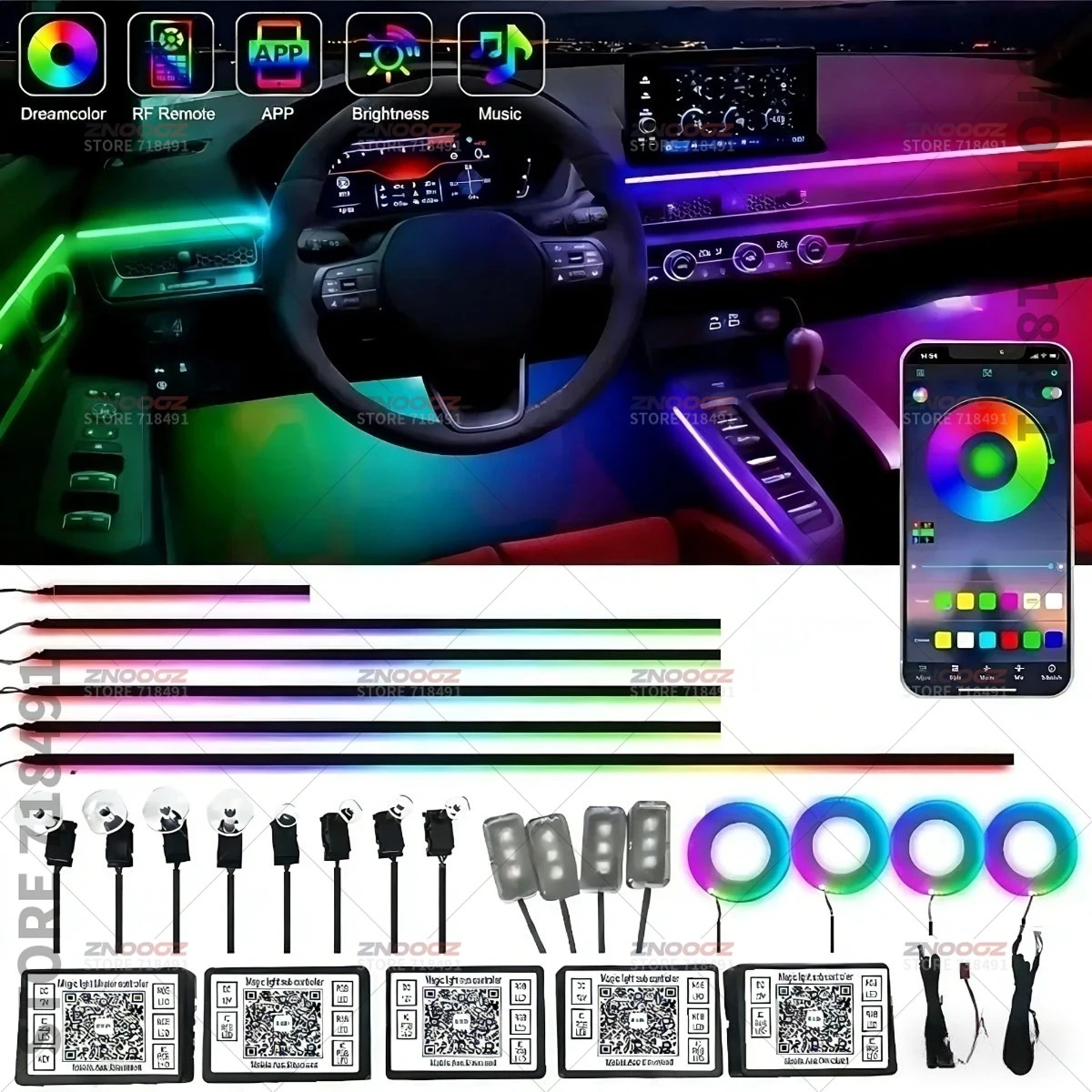 22'si 1 arada RGB Araba İç Mek - Tech Accessories Renault incelemesi ve fiyatı