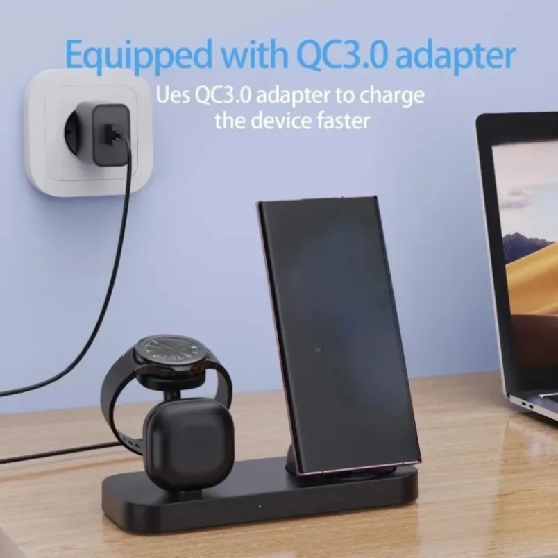 3'ü 1 Arada Kablosuz Şarj Ciha - Wireless Charger 3 In 1 incelemesi ve fiyatı