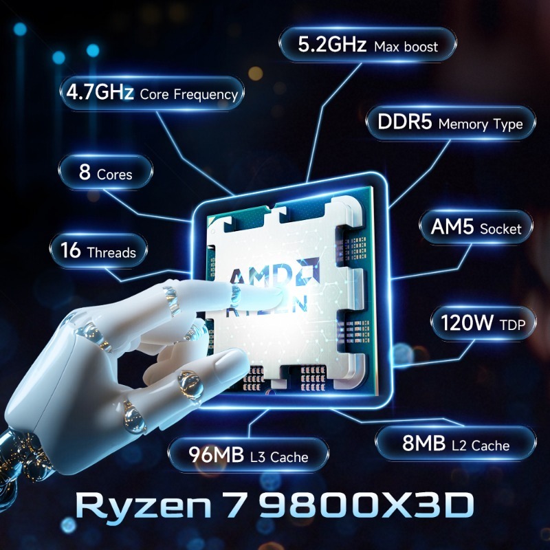 AMD Ryzen 7 9800X3D AAA Oyun İ - Amd Cpu Ryzen 7 incelemesi ve fiyatı