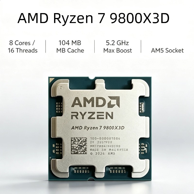 AMD Ryzen 7 9800X3D AAA Oyun İ - Amd Cpu Ryzen 7 incelemesi ve fiyatı