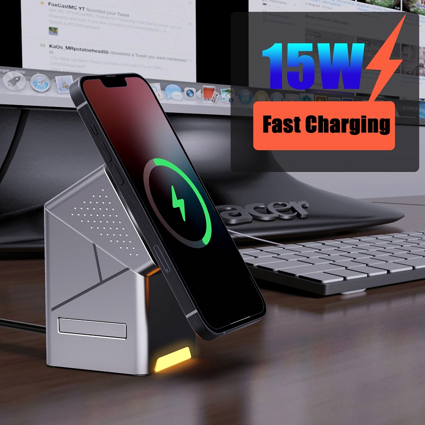 3'ü 1 Arada Manyetik Kablosuz  - Wireless Charger 3 In 1 incelemesi ve fiyatı
