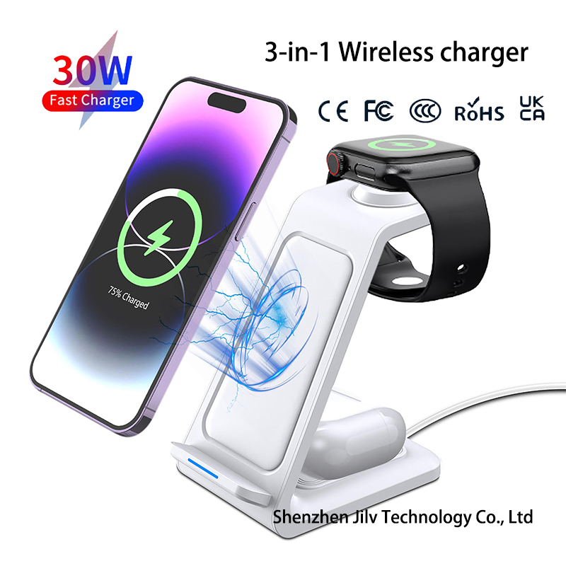 15W 3'ü 1 Arada Kablosuz Şarj  - Wireless Charger 3 In 1 incelemesi ve fiyatı